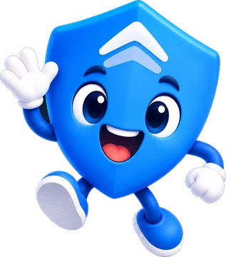 Lift, the Elevate mascot, waving